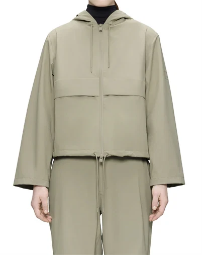 Rains - Suva Hardshell Short String Jakke - Beige